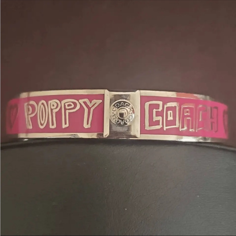 Coach Poppy‎ Limited Edition Enamel Bangle Bracelet
